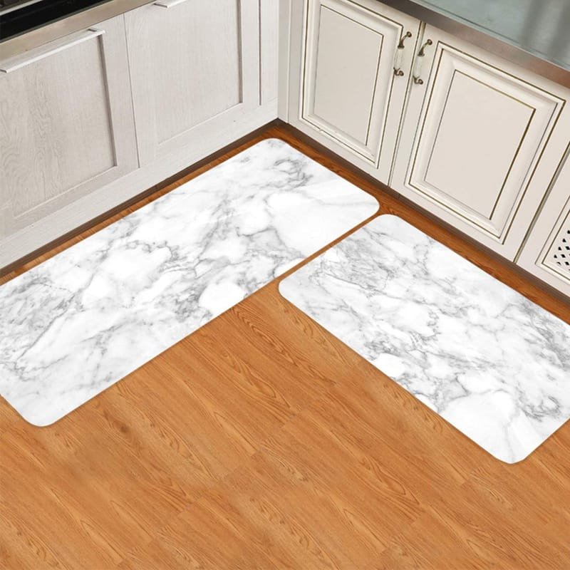 حصائر مطبخ PVC مانعة للانزلاق عدد 2 (44 * 150-44 * 75 سم).