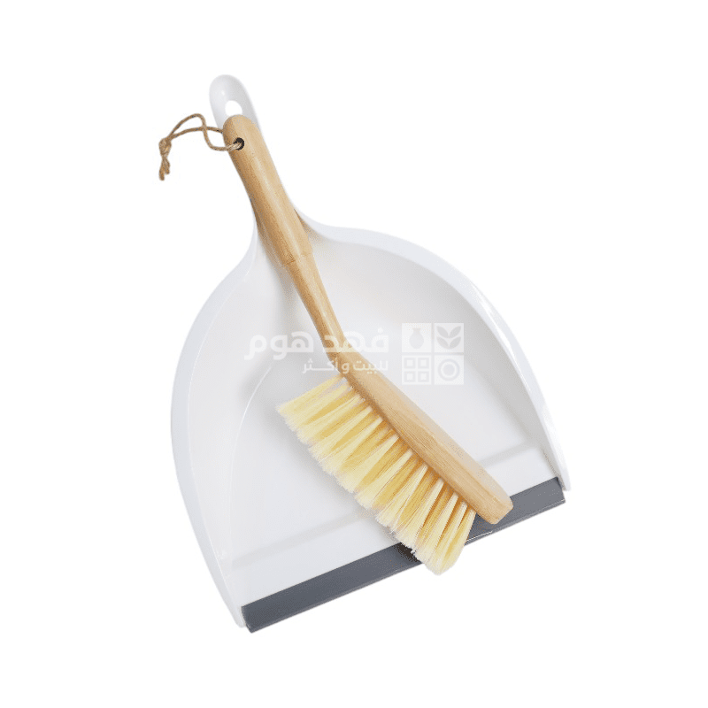 Dustpan and Broom Set with Wooden Handle – Practical and Quick Cleaning