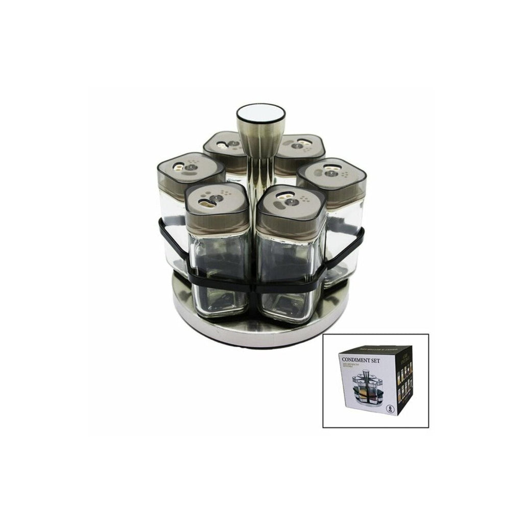 360° Rotating Spice Storage Rack 6-Piece Set.