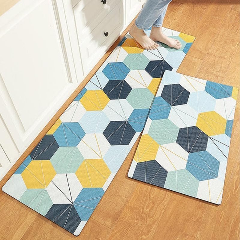 Non-Slip Kitchen Rubber Mat 2-piece Set (40*60 - 40*120)