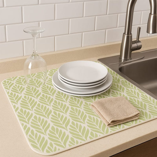 Rubber Dish and Kitchen Utensil Drying Mat 38*51 cm.