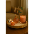 Diffuser and Candle Set on a Decorated Tray