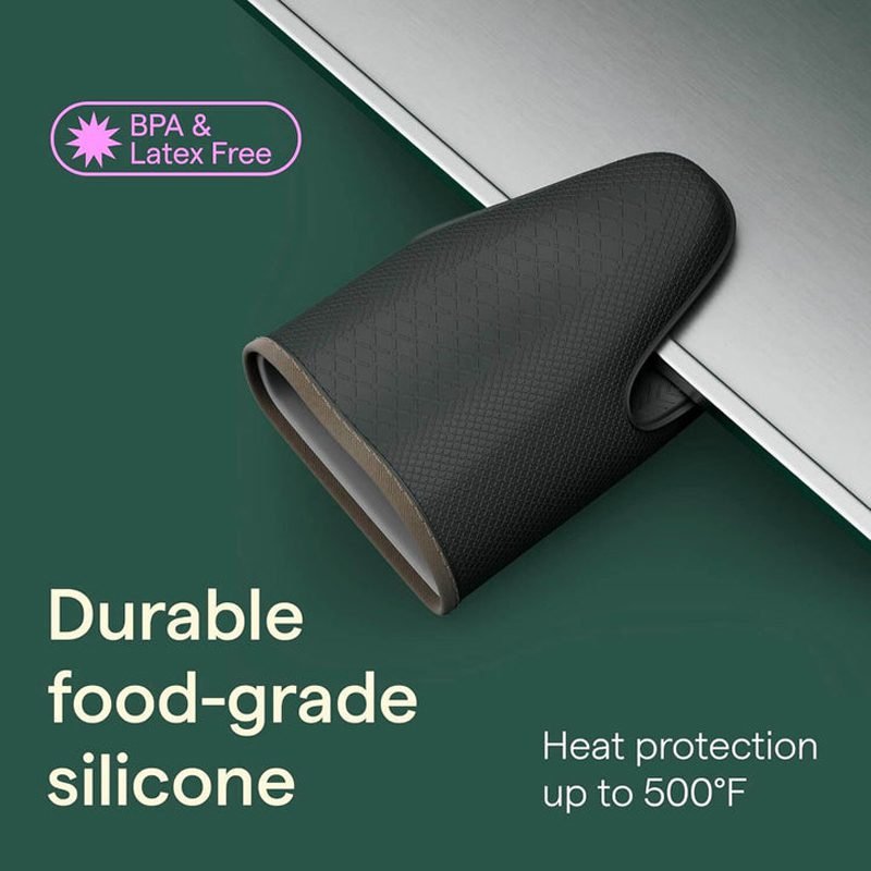 Heat-Resistant Silicone Cooking Gloves
