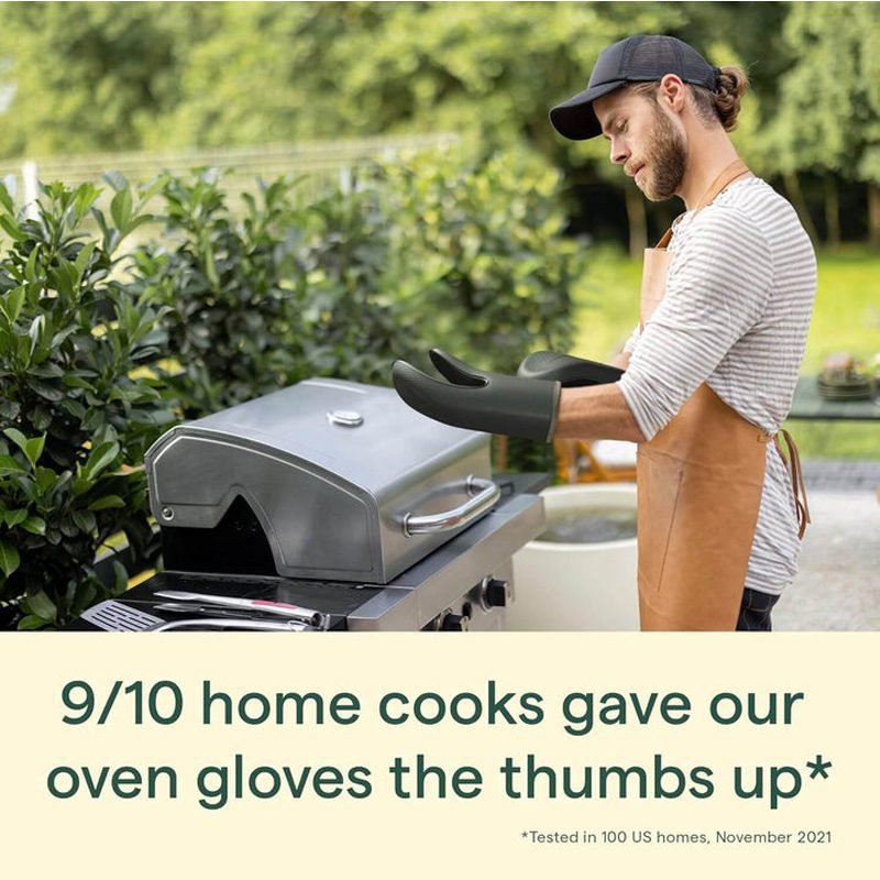 Heat-Resistant Silicone Cooking Gloves