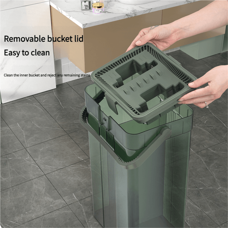 Smart 18L Acrylic Floor Mop with Water Separation System and Telescopic Stick.