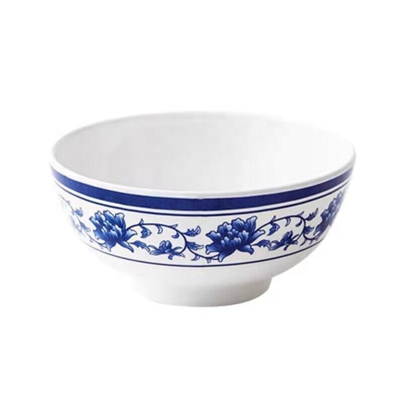 Elegant  Bule And White 100 % Melamine Unbreakable Bowl .