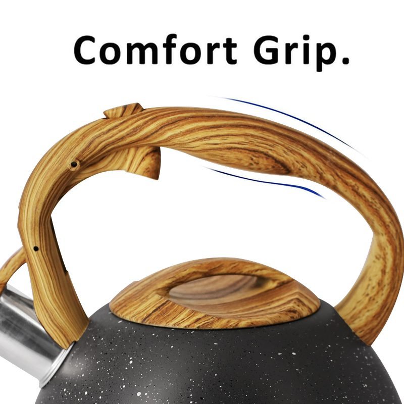 High-Quality 18/10 Stainless Steel Teapot – 3 Liter Capacity.