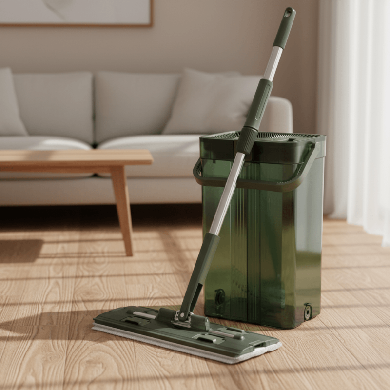 Smart 18L Acrylic Floor Mop with Water Separation System and Telescopic Stick.
