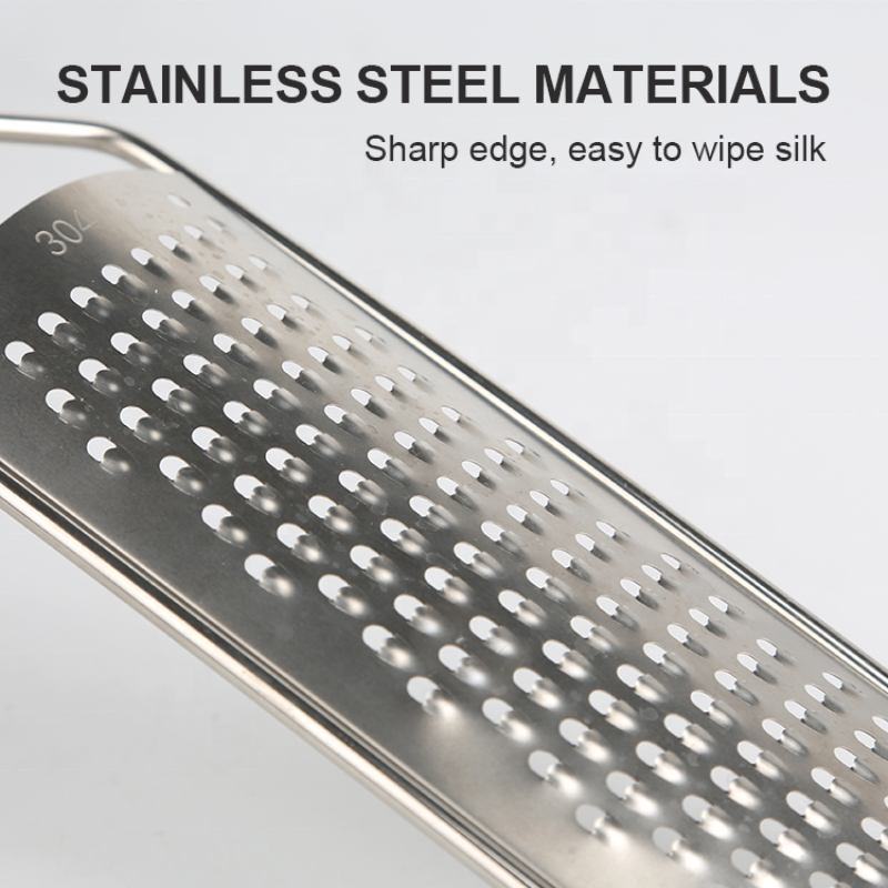 Professional 304 Stainless Steel Kitchen Grater - Precision, Safety, and Elegance in Every Griddle.