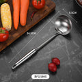 Elegant Stainless Steel Cooking Soup Spoon.