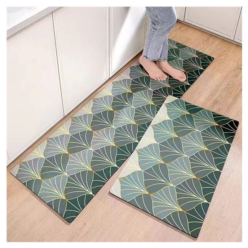 Non-Slip Kitchen Rubber Mat 2-piece Set (40*60 - 40*120)