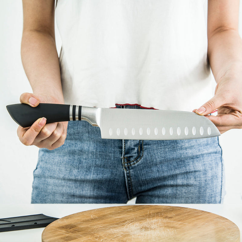 Professional chef knife with full tang design