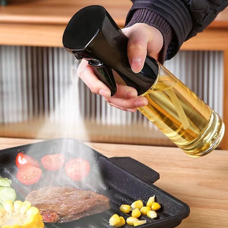 Multi Use Glass Spray Bottle for Cooking and Hair Styling.