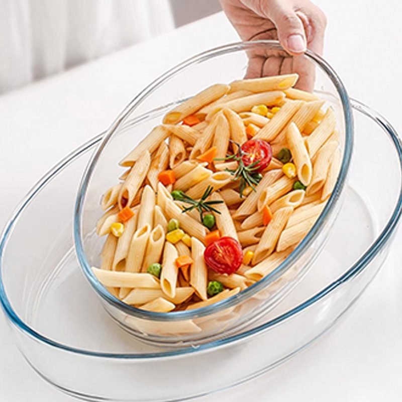 Pyrex Glass Casserole Set in 3 Sizes Ideal for Cooking and Serving.