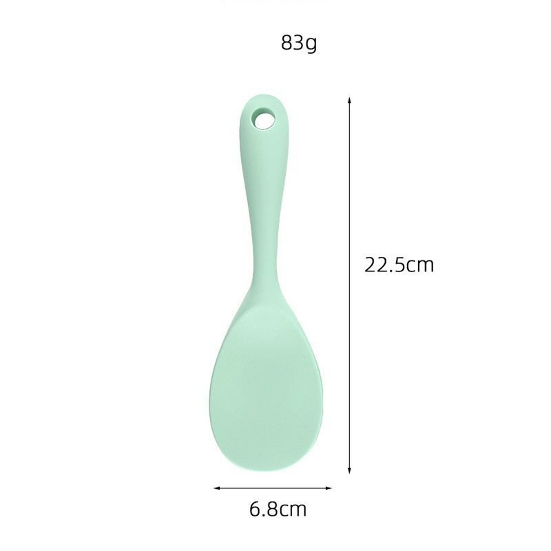 Heat-Resistant Silicone Nonstick Cooking  Rice Spoon.