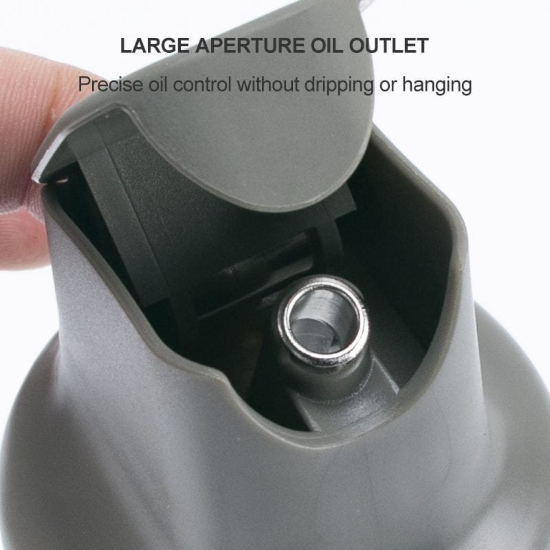 Glass Oil Bottle With Flexible Cover.