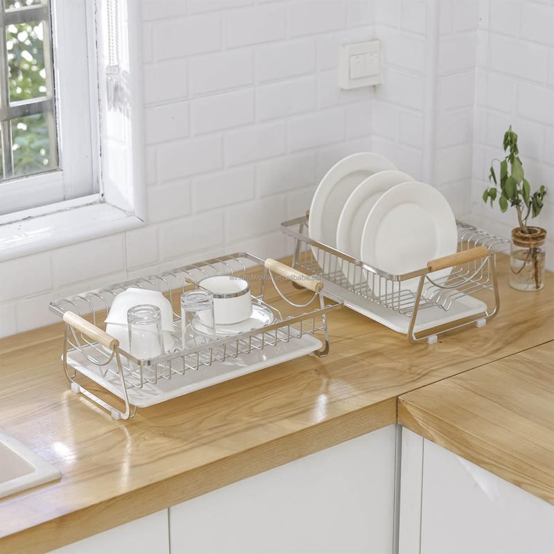 Stainless Steel Dish Rack (40 x 29.5 x 12.5 cm)