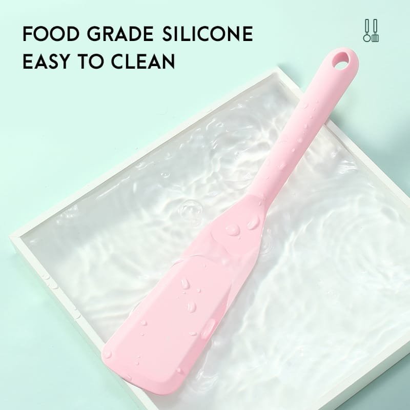 Heat-Resistant Silicone Nonstick Cooking Desert Serving Spoon.