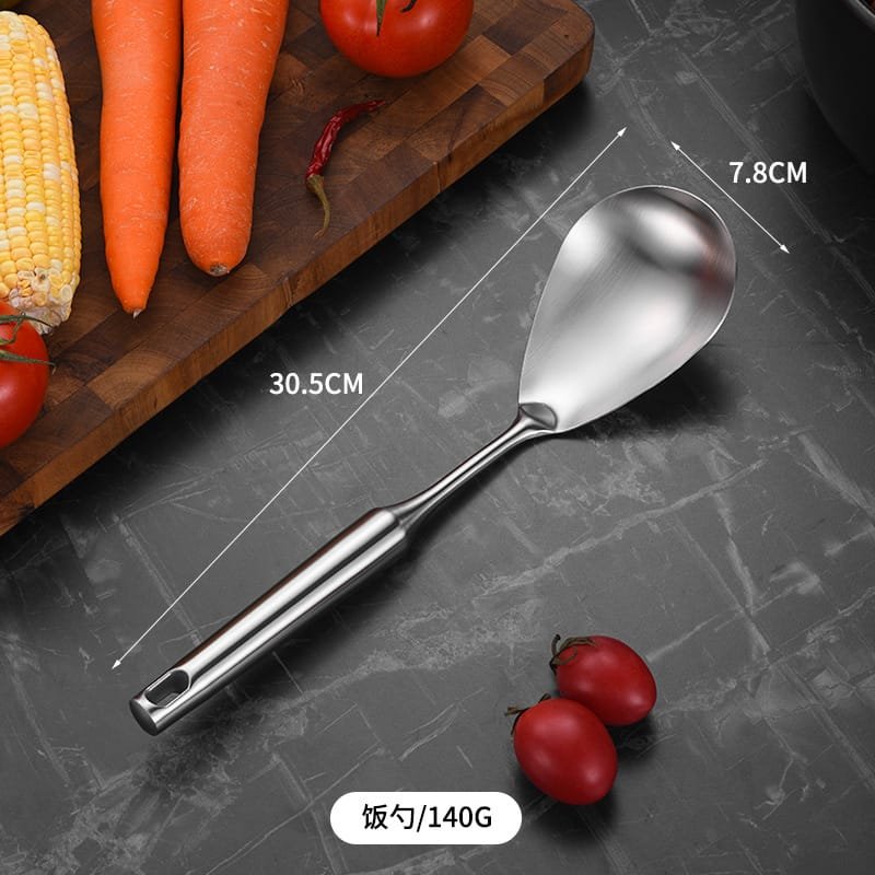 Elegant Stainless Steel Cooking Spoon.
