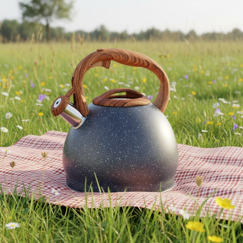 High-Quality 18/10 Stainless Steel Teapot – 3 Liter Capacity.