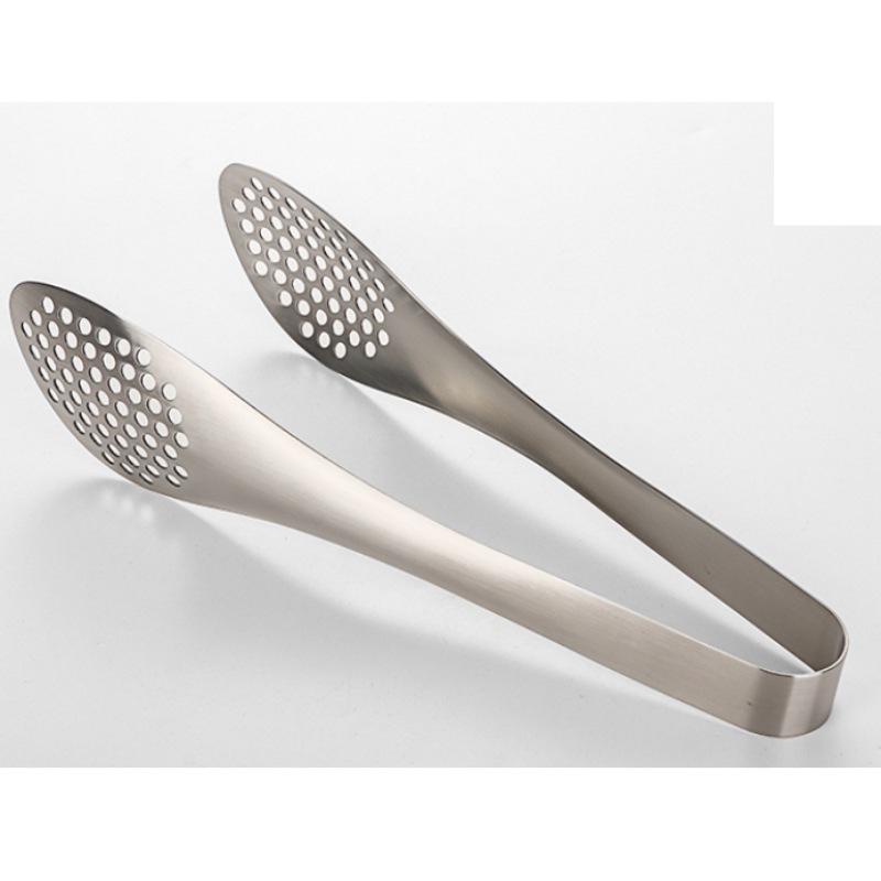 Professional Food Tongs in Genuine 304 Stainless Steel - Available in 3 Smart Designs for Frying and Serving.