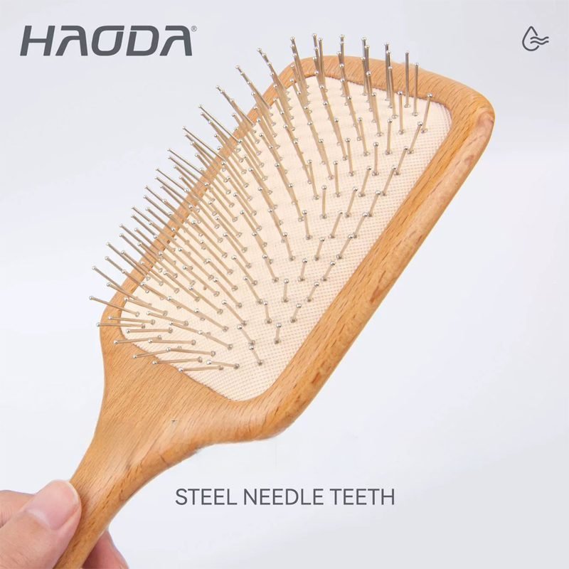 Natural Beechwood Hairbrush – Perfect Styling and Massage