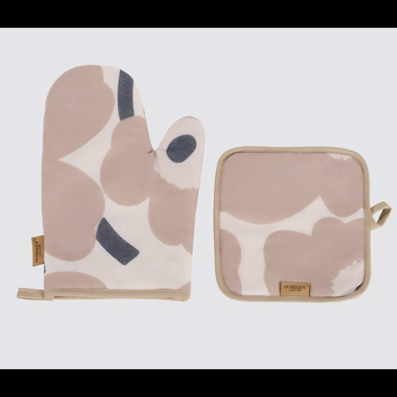 HAODA Oven Mitt and Handle Set – Superior Protection with a Modern Touch (2 Pieces)