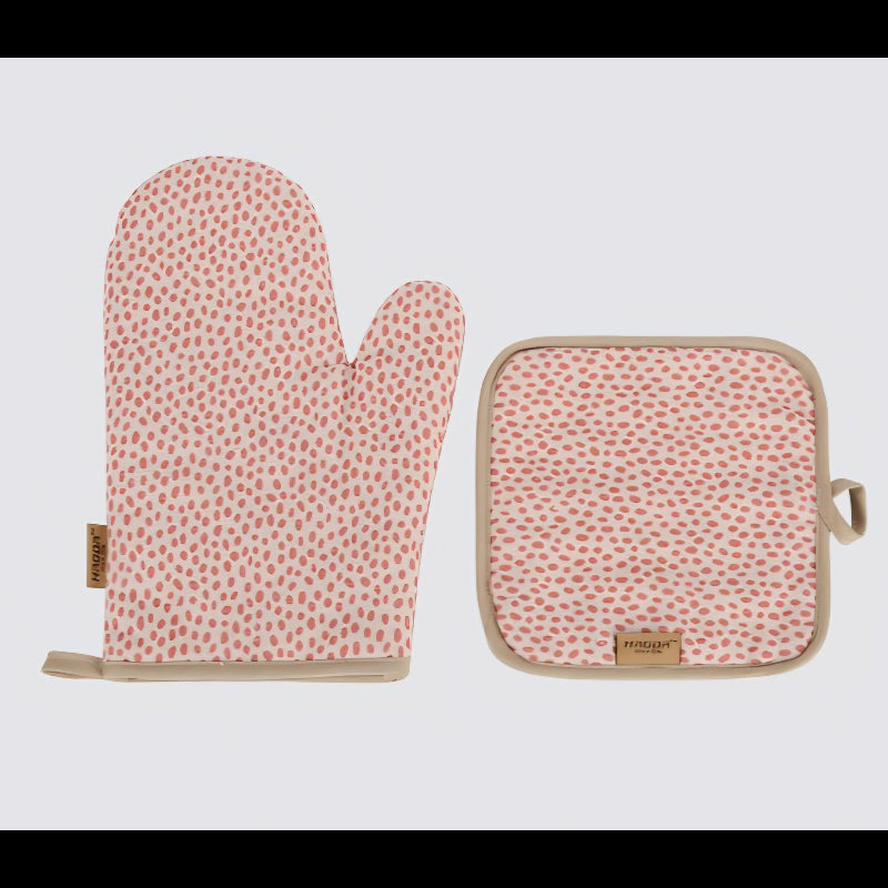 HAODA Oven Mitt and Handle Set – Superior Protection with a Modern Touch (2 Pieces)