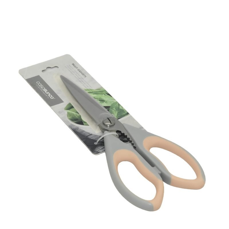 Versatile Stainless Steel Kitchen Scissors - 22 cm