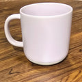 A high-quality porcelain mug with an elegant and modern design.
