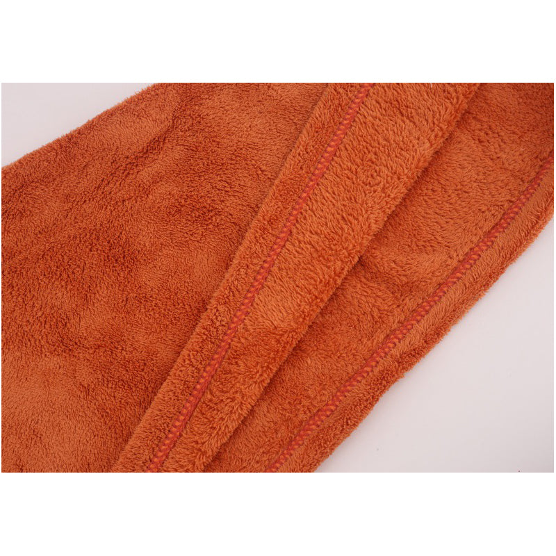 24 * 63 cm Button-Up Hair Towel.