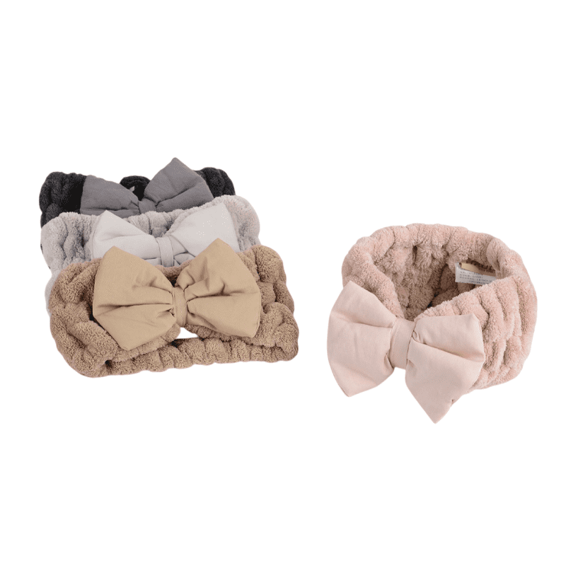 Cotton Bow Hair Tie – A Soft Touch and Natural Elegance