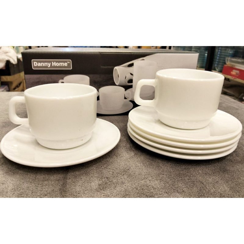 Arcopal coffee set, 12 pieces (6 cups - 6 saucers)