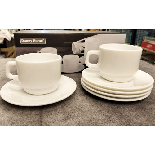 Arcopal coffee set, 12 pieces (6 cups - 6 saucers)