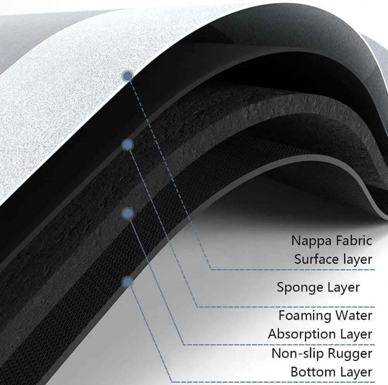 Oval rubber bath mat, non-slip, 50x80 cm.
