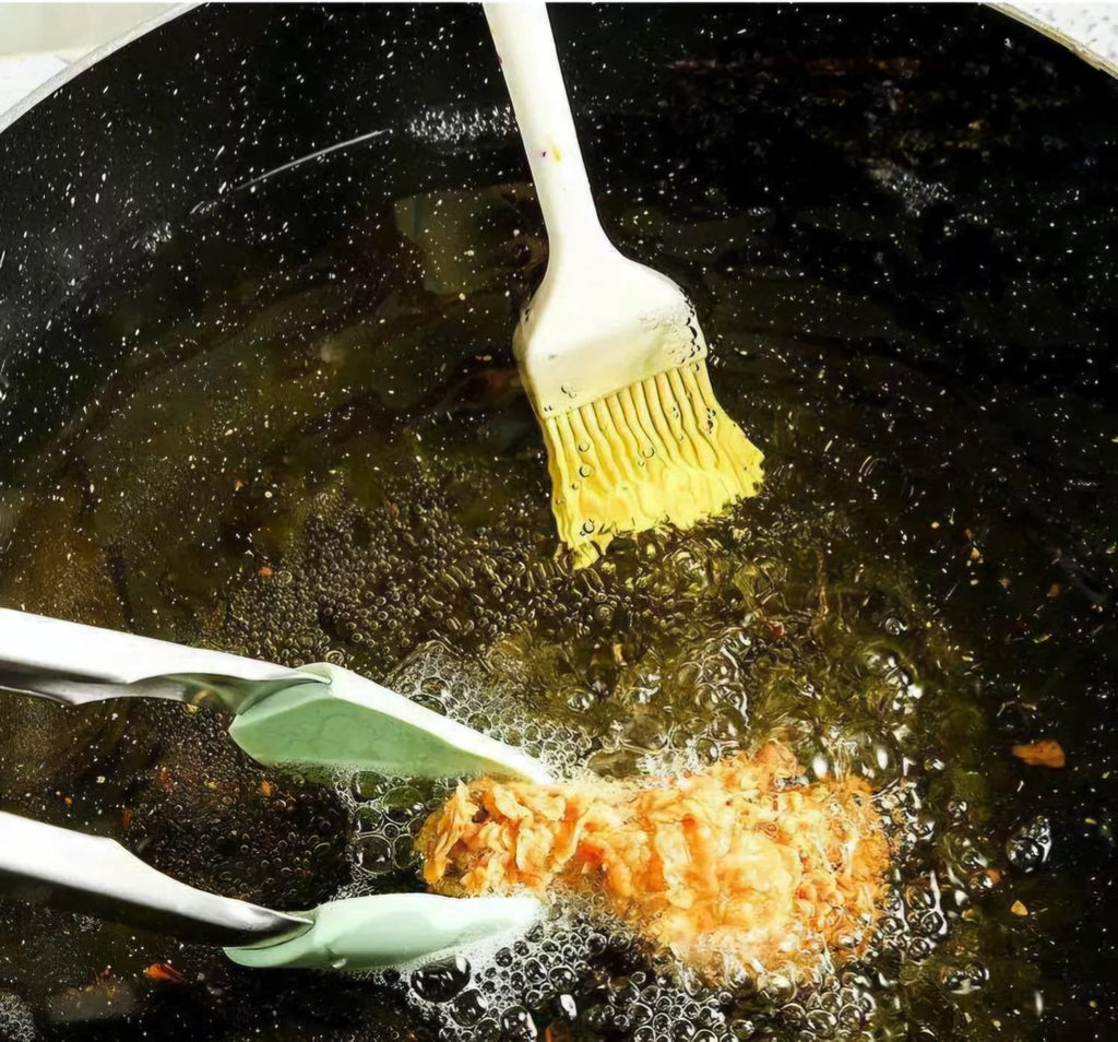 Heat-Resistant Silicone Nonstick Small Cooking Brush.