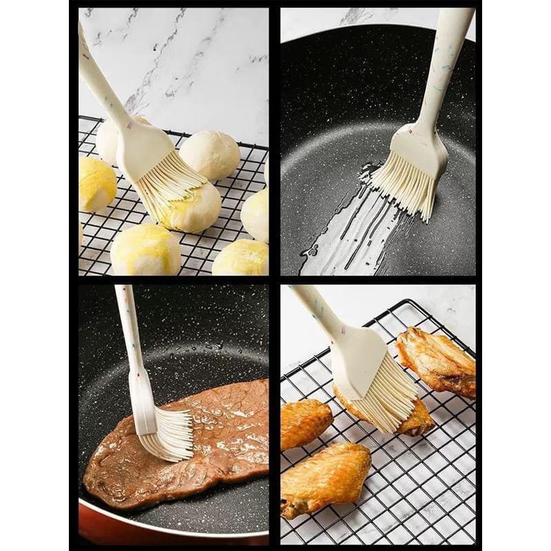 Heat-Resistant Silicone Nonstick Small Cooking Brush.