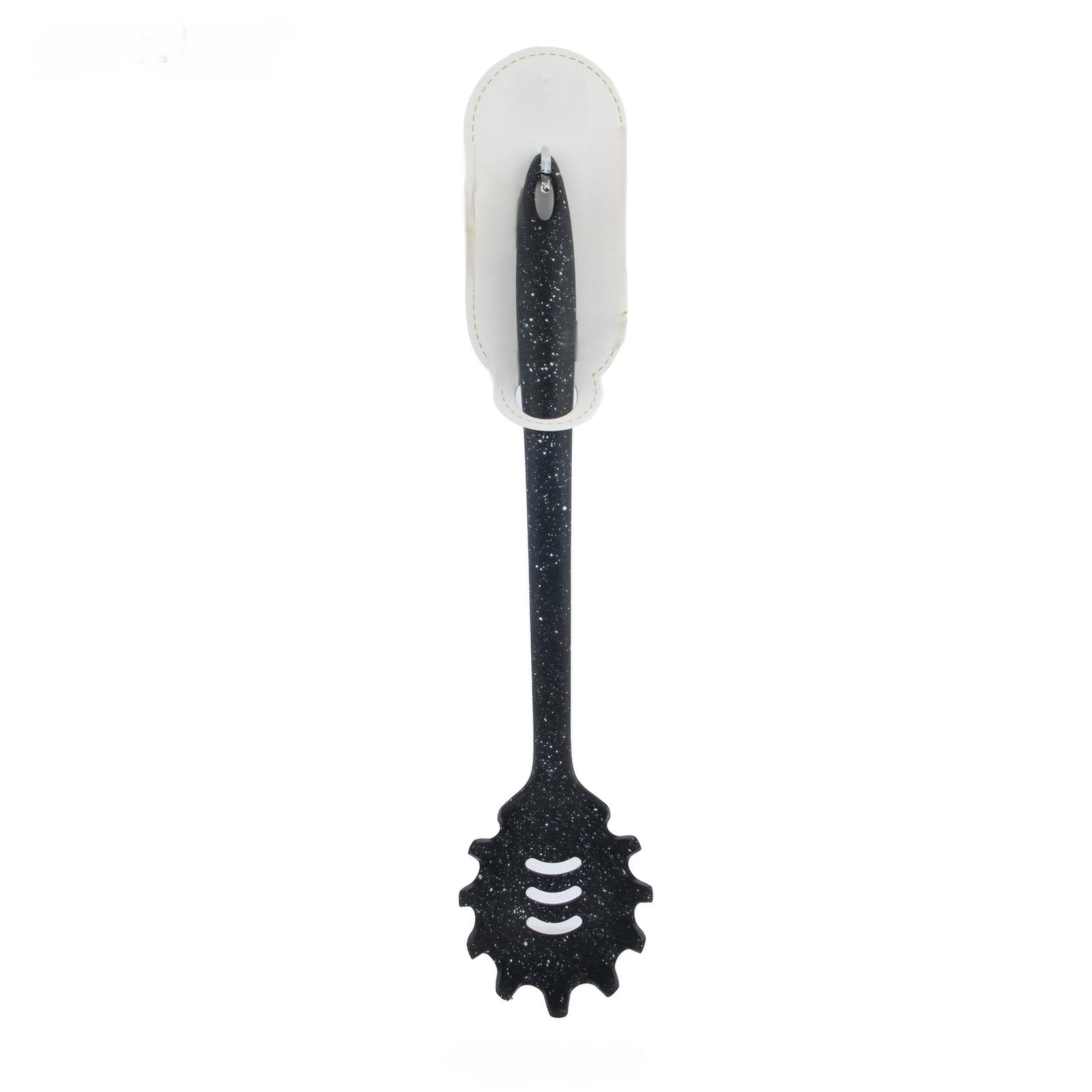 Heat-Resistant Silicone Nonstick Cooking Pasta Serving Fork.