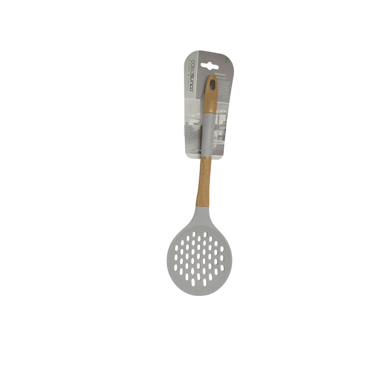 Heat-Resistant Silicone & wood Nonstick Cooking Rice Spoon.