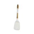 Heat-Resistant Silicone & wood Nonstick Cooking Pasta Serving Spoon.
