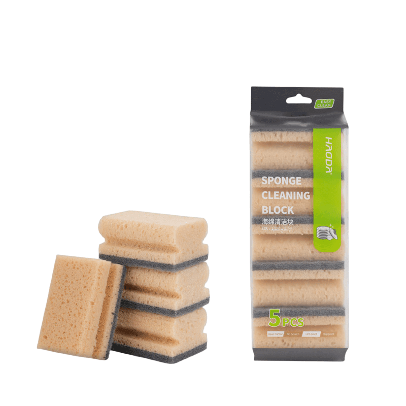 5-Piece Dish Sponge – Effective Cleaning and Lasting Shine