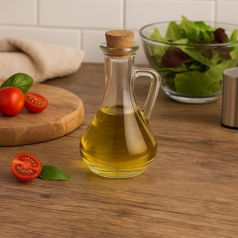 Elegant Glass Oil and Vinegar Bottle - 310g.