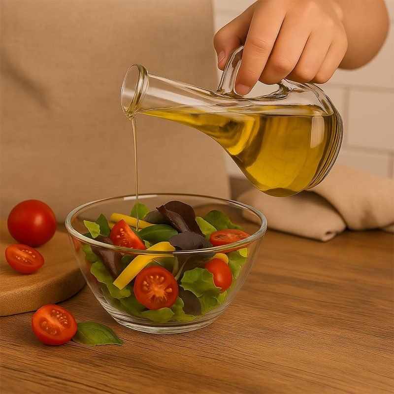 Elegant Glass Oil and Vinegar Bottle - 310g.