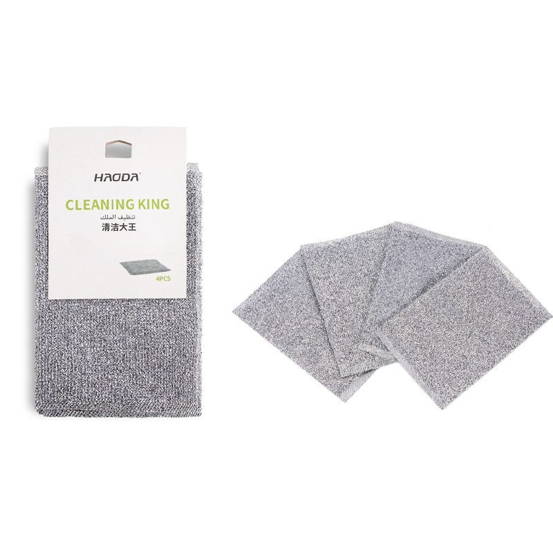 4-Piece Scouring Pad Set – Effective Cleaning with a Durable Formula