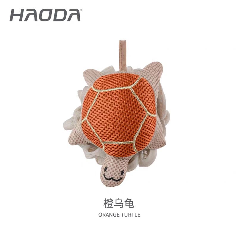 Turtle Double-Sided Bath Sponge for Kids and Adults.