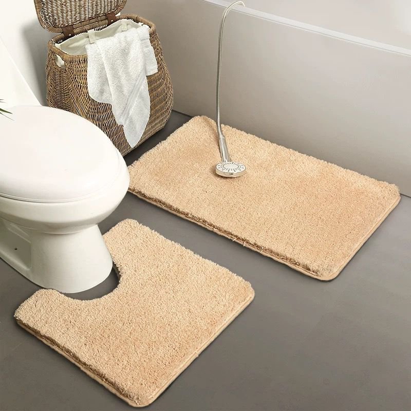 Plush x Rubber Mat 2 Pcs Set – Comfort and Elegance with Every Step.