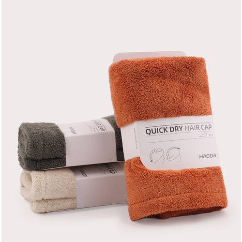 24 * 63 cm Button-Up Hair Towel.