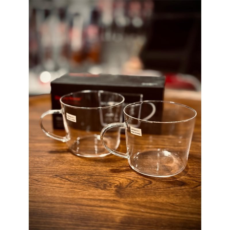 2-Piece Borosilicate Glass Mug Set – 500 ml Each, Cadmium & Lead-Free, Gift Boxed