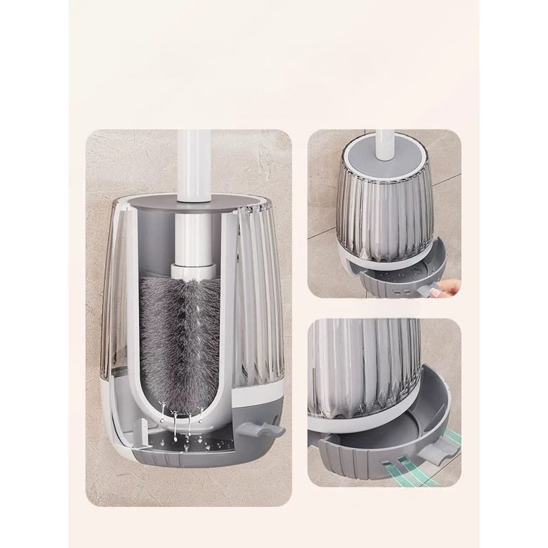 Practical Wire Toilet Brush - Wall Mountable