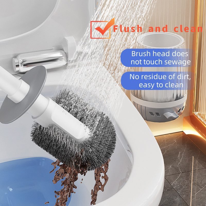 Practical Wire Toilet Brush - Wall Mountable